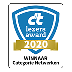 FRITZ!Box 6660 Kabel behaalt de 1e plaats in de categorie "Netwerken" bij de Reader Awards 2021